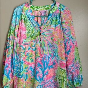 Colorful Floral Women's Top